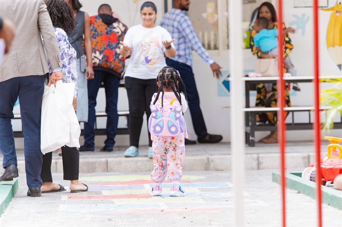 Children playing at David's Academy