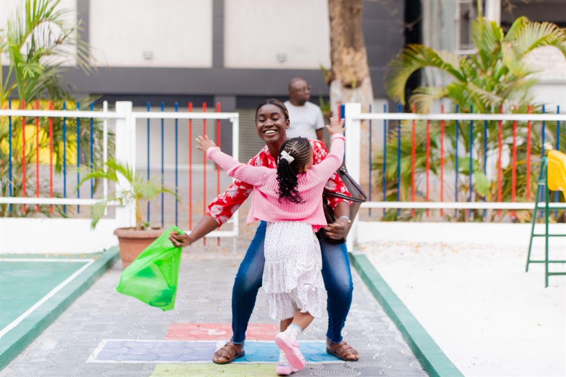 David's Academy students in class